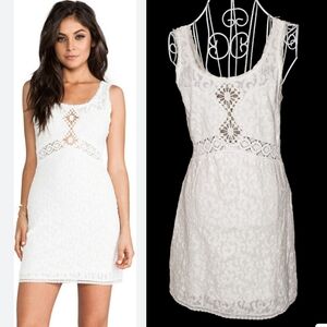 Free People White Lace Daisy Chain Dress Size XS
